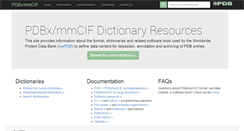 Desktop Screenshot of mmcif.rcsb.org